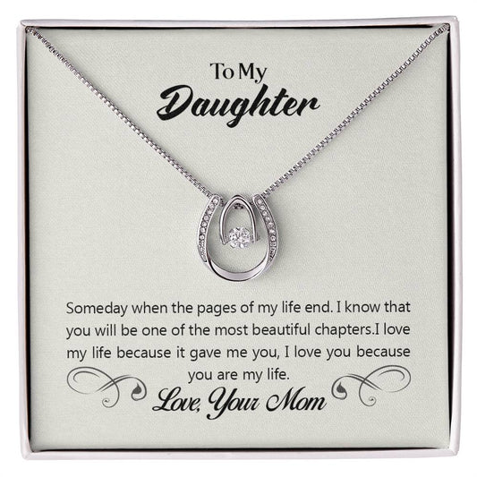 To my daughter-Someday when the pages